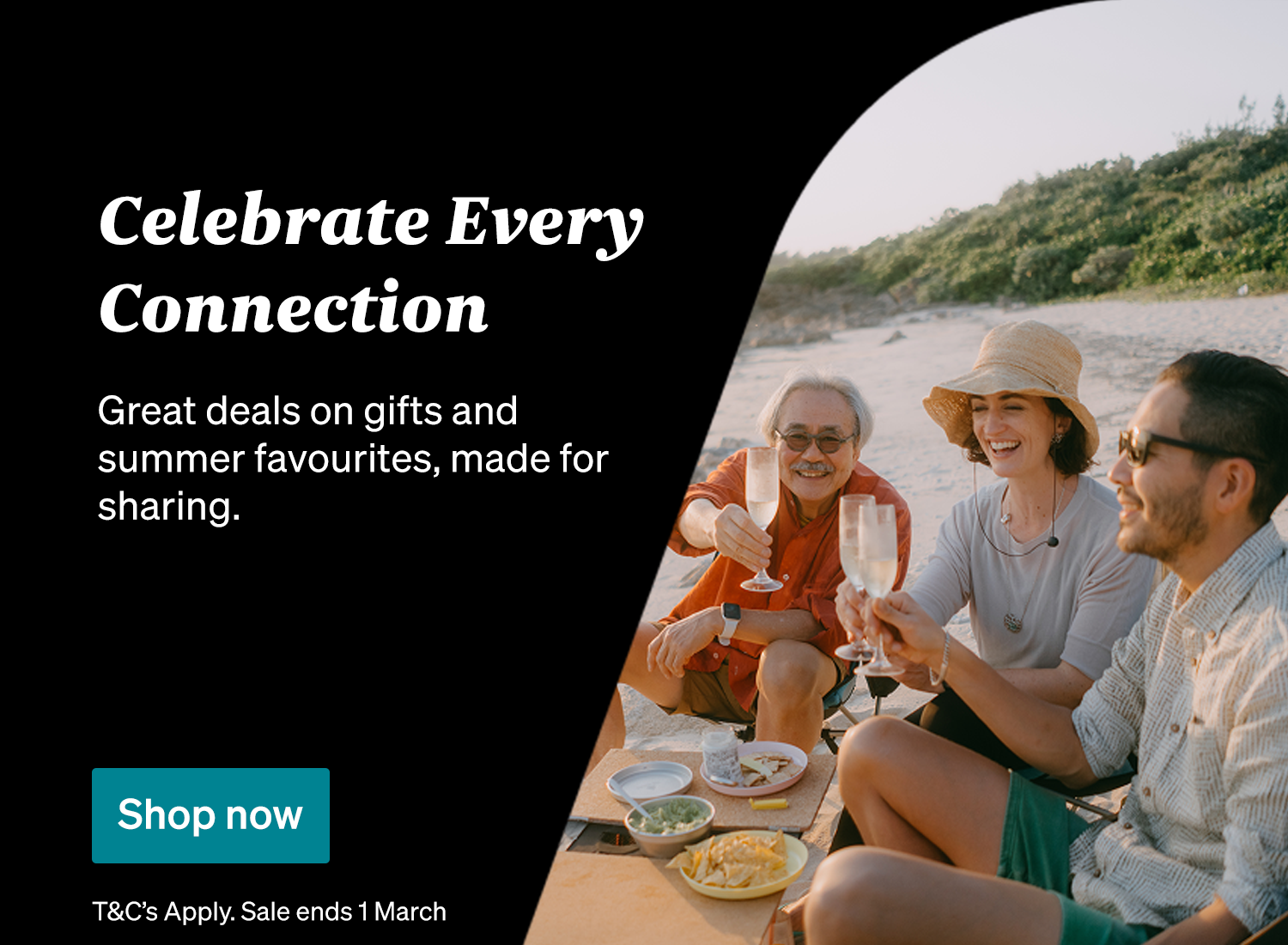 Great deals on gifts and summer favourites, made for sharing